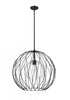 Z-Lite Elle 1 Light Pendant in Matte Black Finish Model: 1940P24-MB