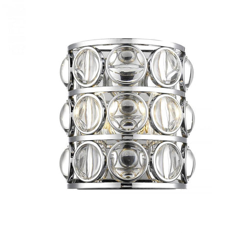 Z-Lite Eternity 2 Light Wall Sconce in Chrome Finish Model: 4004-2S-CH