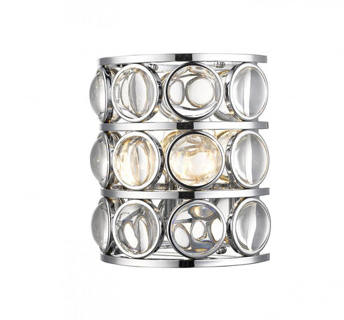 Z-Lite Eternity 2 Light Wall Sconce in Chrome Finish Model: 4004-2S-CH