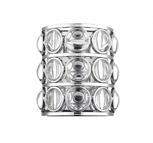 Z-Lite Eternity 2 Light Wall Sconce in Chrome Finish Model: 4004-2S-CH
