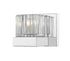 Z-Lite Fallon 1 Light Wall Sconce in Chrome Finish Model: 467-1S-CH
