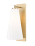 Z-Lite Farrell 1 Light Wall Sconce in Brushed Nickel Finish Model: 3043-1SL-BN