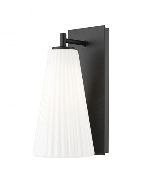 Z-Lite Farrell 1 Light Wall Sconce in Brushed Nickel Finish Model: 3043-1SS-BN