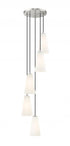 Z-Lite Farrell 5 Light Chandelier in Brushed Nickel Finish Model: 3043P6-5R-BN
