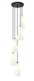 Z-Lite Farrell 5 Light Chandelier in Brushed Nickel Finish Model: 3043P7-5R-BN