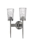Z-Lite Flair 2 Light Wall Sconce in Antique Nickel Finish Model: 1932-2S-AN