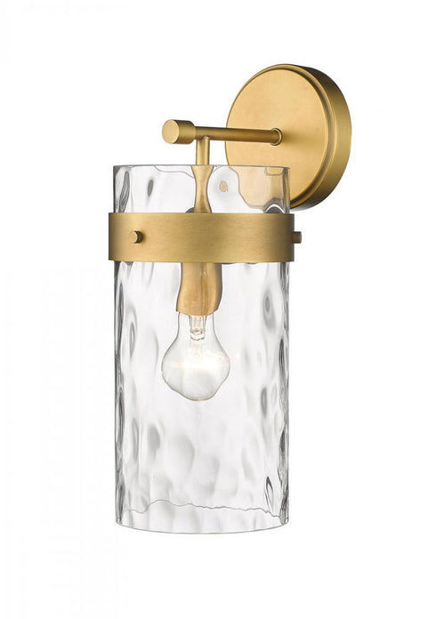 Z-Lite Fontaine 1 Light Wall Sconce in Brushed Nickel Finish Model: 3035-1SL-BN