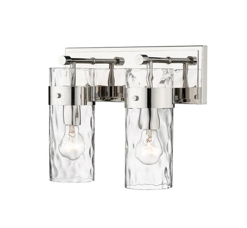 Z-Lite Fontaine 2 Light Vanity in Brushed Nickel Finish Model: 3035-2V-BN
