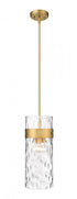 Z-Lite Fontaine 3 Light Pendant in Brushed Nickel Finish Model: 3035P9-BN