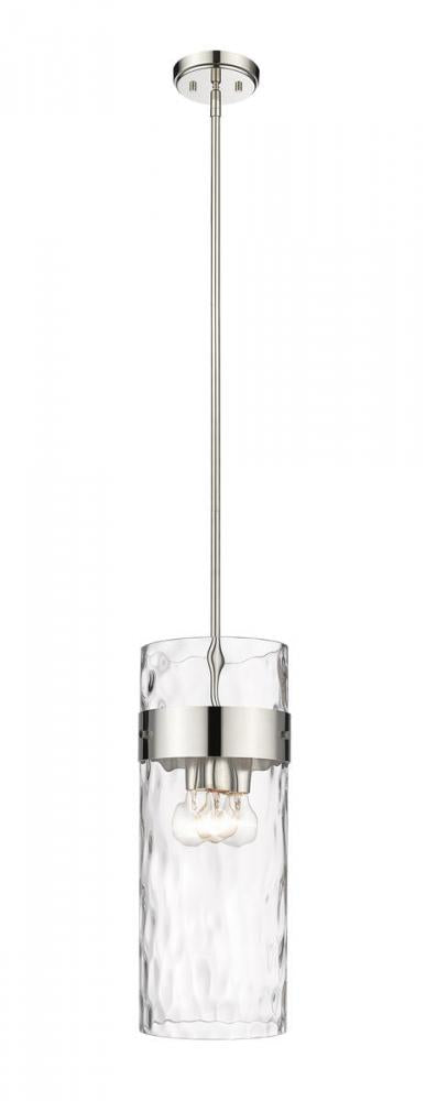 Z-Lite Fontaine 3 Light Pendant in Brushed Nickel Finish Model: 3035P9-BN