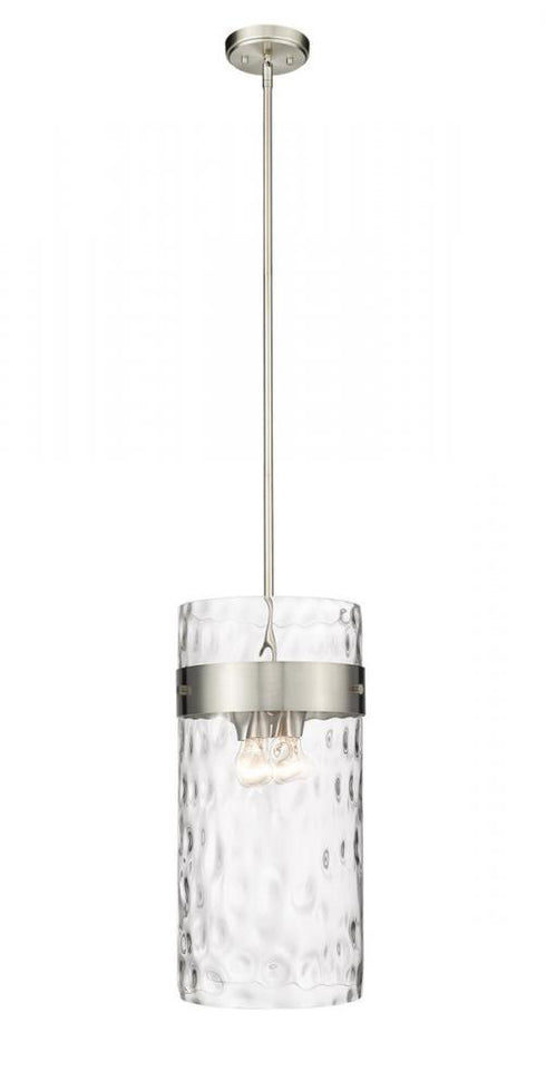 Z-Lite Fontaine 4 Light Pendant in Brushed Nickel Finish Model: 3035P12-BN