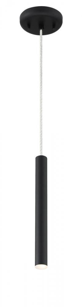 Z-Lite Forest 1 Light Pendant in Brushed Nickel Finish Model: 917MP12-BN-LED