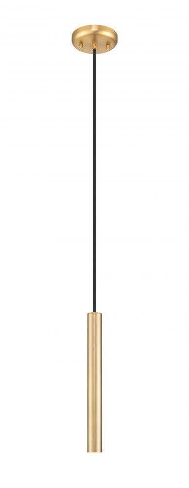 Z-Lite Forest 1 LightPendant in Brushed Nickel Finish Model: 919MP12-BN-LED