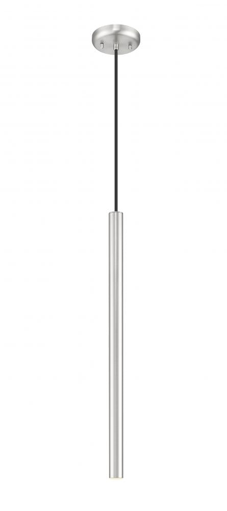 Z-Lite Forest 1 LightPendant in Brushed Nickel Finish Model: 919MP24-BN-LED