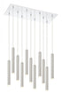 Z-Lite Forest 11 Light Chandelier in Chrome Finish Model: 917MP12-BN-LED-11LCH