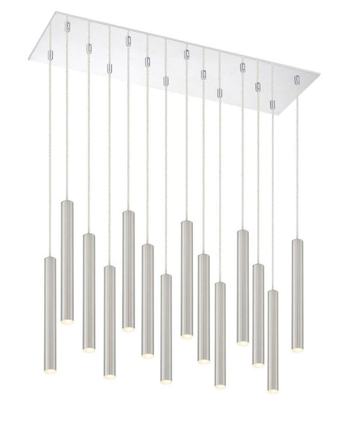Z-Lite Forest 14 Light Chandelier in Chrome Finish Model: 917MP12-BN-LED-14LCH