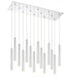 Z-Lite Forest 14 Light Chandelier in Chrome Finish Model: 917MP12-BN-LED-14LCH