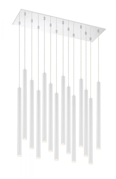 Z-Lite Forest 14 Light Chandelier in Chrome Finish Model: 917MP24-BN-LED-14LCH