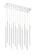 Z-Lite Forest 14 Light Chandelier in Chrome Finish Model: 917MP24-BN-LED-14LCH