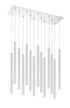 Z-Lite Forest 14 Light Chandelier in Chrome Finish Model: 917MP24-BN-LED-14LCH