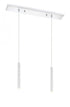 Z-Lite Forest 2 Light Linear Chandelier in Brushed Nickel Finish Model: 917MP12-BN-LED-2LBN