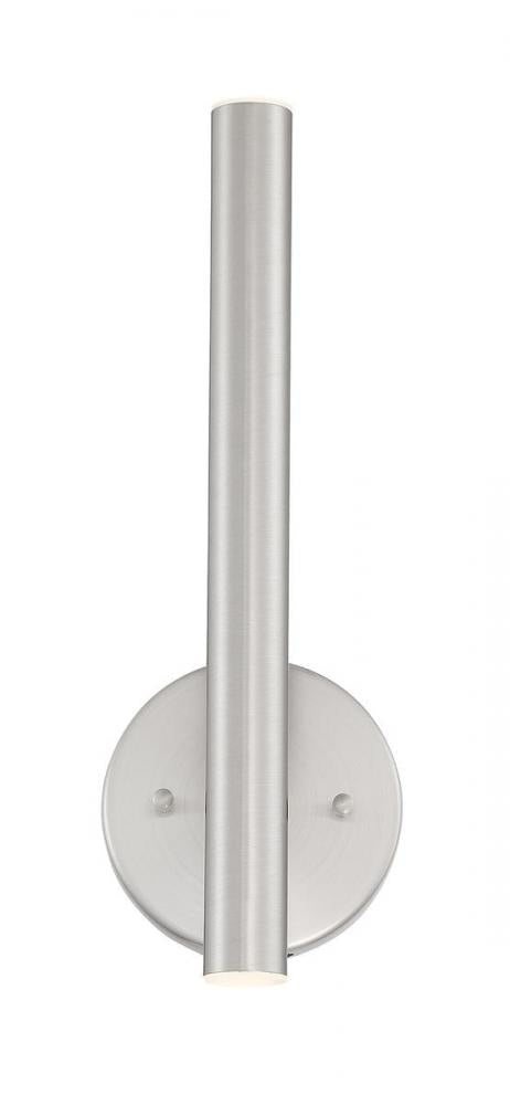 Z-Lite Forest 2 Light Wall Sconce in Brushed Nickel Finish Model: 917S-BN-LED