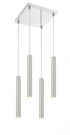 Z-Lite Forest 4 Light Chandelier in Chrome Finish Model: 917MP12-BN-LED-4SCH