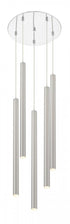 Z-Lite Forest 5 Light Chandelier in Chrome Finish Model: 917MP24-BN-LED-5RCH