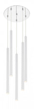 Z-Lite Forest 5 Light Chandelier in Chrome Finish Model: 917MP24-BN-LED-5RCH