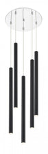 Z-Lite Forest 5 Light Chandelier in Chrome Finish Model: 917MP24-BN-LED-5RCH