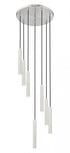 Z-Lite Forest 7 Light Chandelier in Brushed Nickel Finish Model: 919MP12-7R-BN-LED