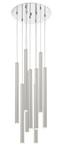 Z-Lite Forest 9 Light Chandelier in Chrome Finish Model: 917MP24-BN-LED-9RCH