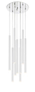Z-Lite Forest 9 Light Chandelier in Chrome Finish Model: 917MP24-BN-LED-9RCH