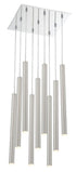 Z-Lite Forest 9 Light Chandelier in Chrome Finish Model: 917MP24-BN-LED-9SCH