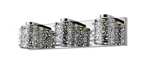 Z-Lite Fortuna 3 Light Vanity in Chrome Finish Model: 906-3V-LED