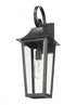 Z-Lite Gannon 1 Light Outdoor Wall Light in Black Finish Model: 5008M-BK