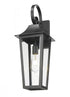 Z-Lite Gannon 1 Light Outdoor Wall Light in Black Finish Model: 5008M-BK