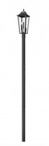Z-Lite Gannon 3 Light Outdoor Post Mount Fixture in Black Finish Model: 5008PHBR-5009P96-BK