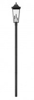 Z-Lite Gannon 3 Light Outdoor Post Mount Fixture in Black Finish Model: 5008PHXLR-5009P96-BK