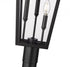 Z-Lite Gannon 3 Light Outdoor Post Mount Fixture in Black Finish Model: 5008PHXLR-567P-BK