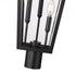 Z-Lite Gannon 3 Light Outdoor Post Mount Fixture in Black Finish Model: 5008PHXLR-BK