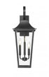 Z-Lite Gannon 3 Light Outdoor Wall Light in Black Finish Model: 5008B-BK