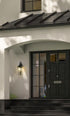 Z-Lite Gannon 3 Light Outdoor Wall Light in Black Finish Model: 5008B-BK
