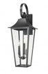 Z-Lite Gannon 3 Light Outdoor Wall Light in Black Finish Model: 5008XL-BK