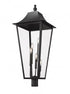 Z-Lite Gannon 5 Light Outdoor Post Mount Fixture in Black Finish Model: 5008PHXXLR-BK