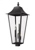 Z-Lite Gannon 5 Light Outdoor Post Mount Fixture in Black Finish Model: 5008PHXXLS-BK