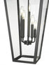 Z-Lite Gannon 5 Light Outdoor Wall Light in Black Finish Model: 5008XXL-BK
