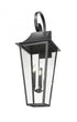 Z-Lite Gannon 5 Light Outdoor Wall Light in Black Finish Model: 5008XXL-BK