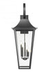 Z-Lite Gannon 5 Light Outdoor Wall Light in Black Finish Model: 5008XXL-BK