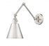 Z-Lite Gayson 1 Light Wall Sconce in Brushed Nickel Finish Model: 349S-BN